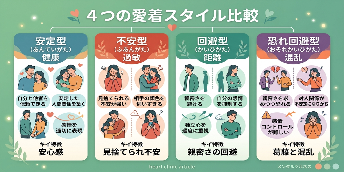 回避型愛着障害の特徴